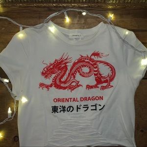 Graphic design crop top